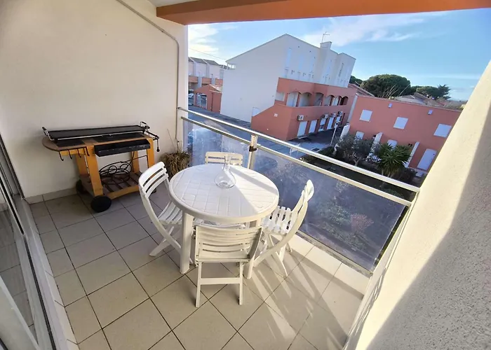 Apartamento Climatisé 2 Pièces à 160m De La Avec Terrasse, Parking Privé Et Proche Commerces - Fr-1-423-240 Le Grau-dʼAgde